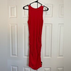 Venus ruched maxi dress